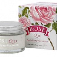 Восстанавливающий крем для лица Bulgarian Rose "ROSE Q10"