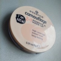 Компактная пудра Essence Camouflage 2in1 powder & make-up