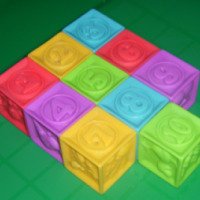 Набор детских резиновых кубиков Ашан