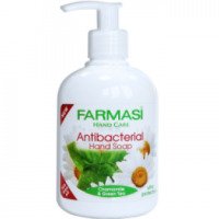 Антибактериальное жидкое мыло с экстрактом ромашки и маслом чайного дерева Farmasi Antibacterial Handsoap Chamomile & Tea Tree Oil