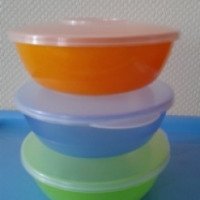 Набор пластиковых салатников Бликпласт "Ромашка"