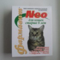Витаминно-минеральный коплекс для кошек старше 8 лет "Neo Фармавит"