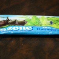 Влажные салфетки Ozone с ароматом зеленого чая