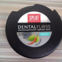 Инновационная зубная нить Splat Professional черная вощеная