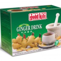Быстрорастворимый имбирный напиток Gold Kili