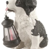 Садовый светильник на солнечной батарее Globo "щенок бордер колли"