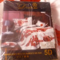Комплект постельного белья Диадема 5D сатин