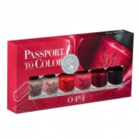 Набор лаков для путешествий OPI Passport to color