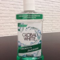 Освежающий ополаскиватель для полости рта Global White "Свежесть дыхания"