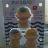 Набор ПВХ-игрушек для ванной Pupzojoy