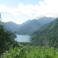 Экскурсия "Гегский водопад - озеро Рица - Альпийский луга - Ауадхара - голубое озеро" (Абхазия)