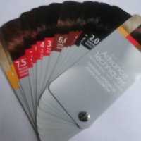 Палитра оттенков краски для волос Avon Advance Techniques