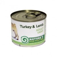 Консервы для собак Nature's Protection "Turkey&Lamb" Adult Light