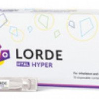 Раствор Юрия-Фарм стерильный для ингаляций и промываний носа Lorde hyal hyper