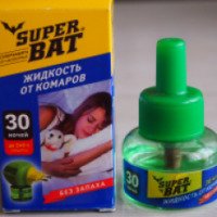 Жидкость от комаров Super BAT без запаха