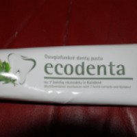 Зубная паста Ecodenta с экстрактами 7 трав и элементом Kalident