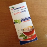 Чай черный с бергамотом Сеть супермаркетов Семерочка "Народный"