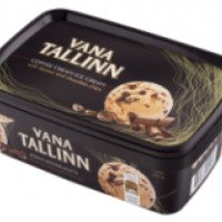 Кофейное сливочное мороженое с ликером и кусочками шоколада Vana Tallinn