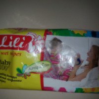 Влажные салфетки для детей Lili с экстрактом календулы