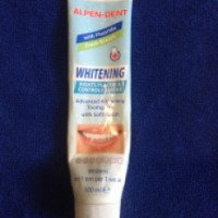 Зубная паста Alpen-Dent Whitening Отбеливающая от налета и зубного камня