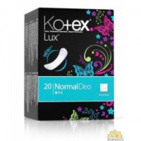 Прокладки ежедневные Kotex "Lux Normal Deo"