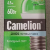 Светодиодная лампа Camelion LED6.5-G45-CL/845/E27