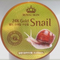 Многофункциональный гель для лица и тела Royal Skin 24K Gold Snail Smoothing Gel
