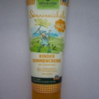 Детский солнцезащитный крем Alverde "Kinder Sonnencreme"