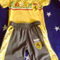 Детский летний костюм Ferrari для мальчика