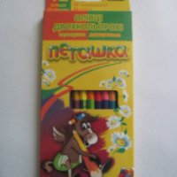 Цветные двухсторонние карандаши Marco "Пегашка"