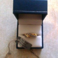 Кольцо серебрянное Total Weiqht Diamond & Sterling Silver 925 пробы