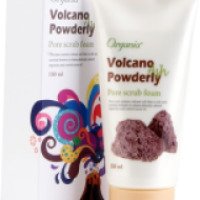 Пенный скраб для умывания с вулканическим пеплом WHITE COSPHARM Volcano Powderly Pore Scrub Foam