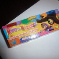 Пальчиковые краски Kids Toys Limited "Маша и Медведь"