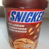 Мороженое Snickers Сливочное