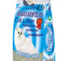 Наполнитель для кошачьего туалета "Pussy-cat" Cat Litter