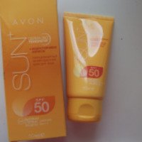 Солнцезащитный крем для лица Avon Sun+ антивозрастной SPF 50