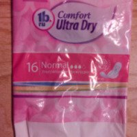 Прокладки ультра тонкие 1b.ru Comfort Ultra Normal Dry с крылышками