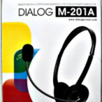 Стереонаушники с микрофоном Dialog M-201A