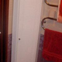 Шкаф-пенал угловой для ванной комнаты "Кострома" 30х180