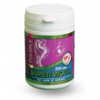 Витамины для кошек Polidex Super Wool