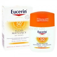 Матирующий солнцезащитный флюид для лица Eucerin Sun Fluid 50+ Mattierend