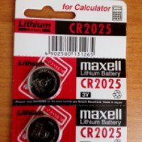 Элемент питания литиевый Maxell CR2025
