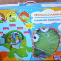 Развивающий коврик Biba Toys Crocodile Playgum 4 в 1