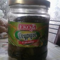 Огурцы в заливке с зеленью Славянский консервный комбинат "ЕКО"