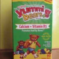 Детские витамины Hero Nutritional Products Yummi Bears Кальций + витамин D3