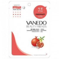 Антиоксидантная маска для лица Vanedo "Beauty Friends" с эссенцией граната