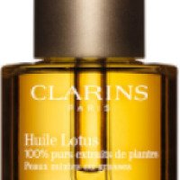 Нормализующее масло для комбинированной и жирной кожи Clarins Lotus Face Treatment Oil
