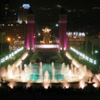 Магический фонтан на Площади Испании 