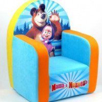 Детское кресло "Маша и медведь"