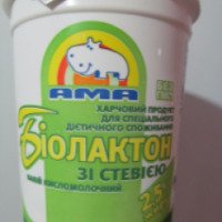 Напиток кисломолочный АМА "Биолактон со стевией"